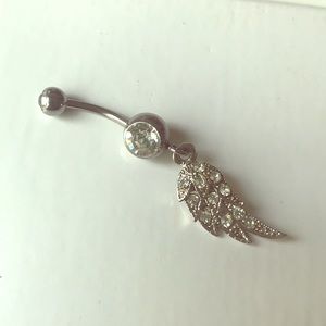 Belly button dangle ring